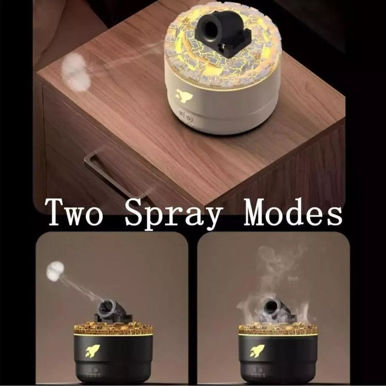 Turret Shape Aromatherapy Humidifier With 3-speed Timer 7-color Atmosphere Light USB Plug Black - free shipping - PMC TechLife - Order now!