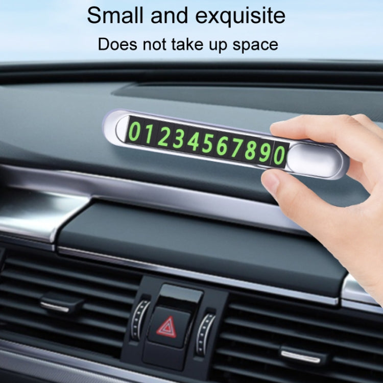 T1 Car Hidden Moving Phone Plate Vehicle Temporary Parking Number Board(Black) - Parking Card by PMC TechLife | Online Shopping South Africa | PMC TechLife | Buy Now Pay Later Mobicred