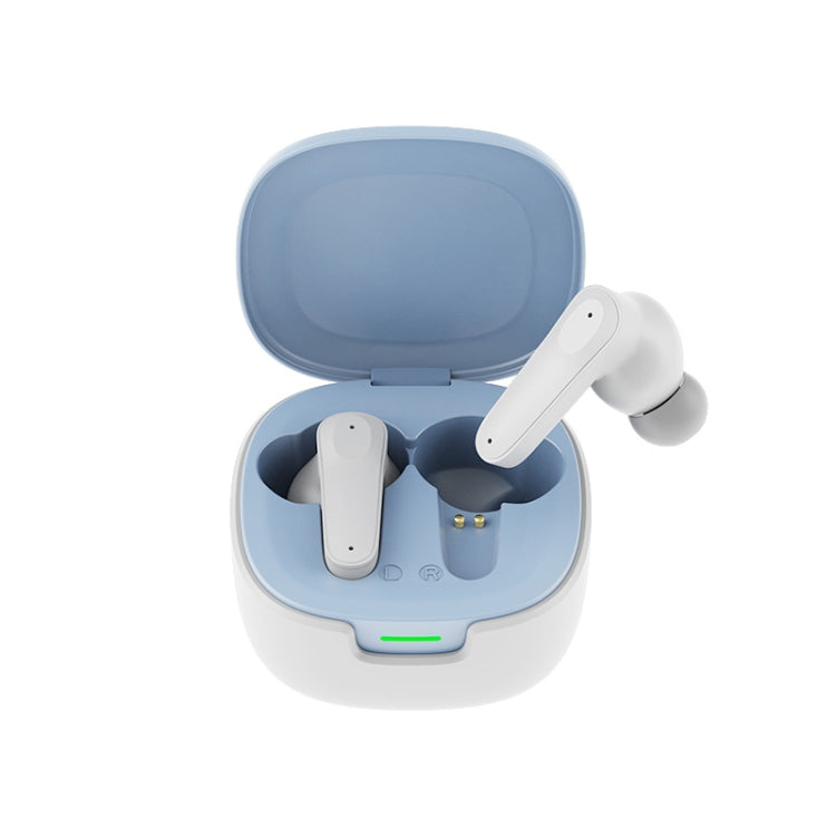 A98 AI Intelligent Translation Wireless Physical Noise Cancellation Bluetooth Earphones(White Blue) -  by PMC TechLife | Online Shopping South Africa | PMC TechLife | Buy Now Pay Later Mobicred