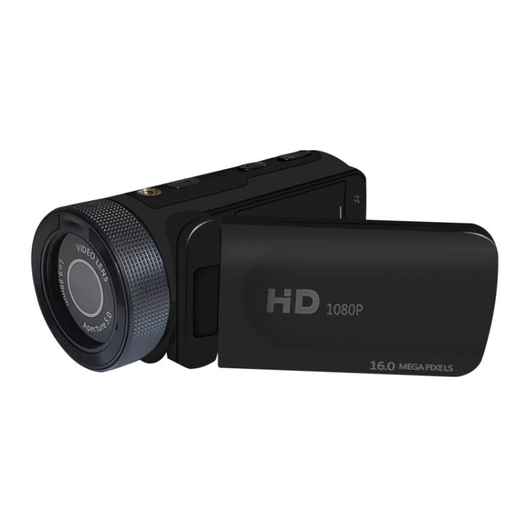 16MP 16X Digital Zoom Vlogging Camera Video Camcorder with 2.4 Inch Flip Screen, Spec: Standard US Plug - Video Cameras by PMC TechLife | Online Shopping South Africa | PMC TechLife | Buy Now Pay Later Mobicred