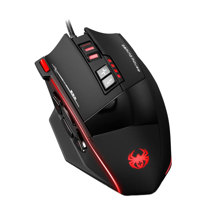 ZELOTES C19 12-Keys Ergonomic Programming Custom Wired Mouse(Black) - free shipping - PMC TechLife - Order now!