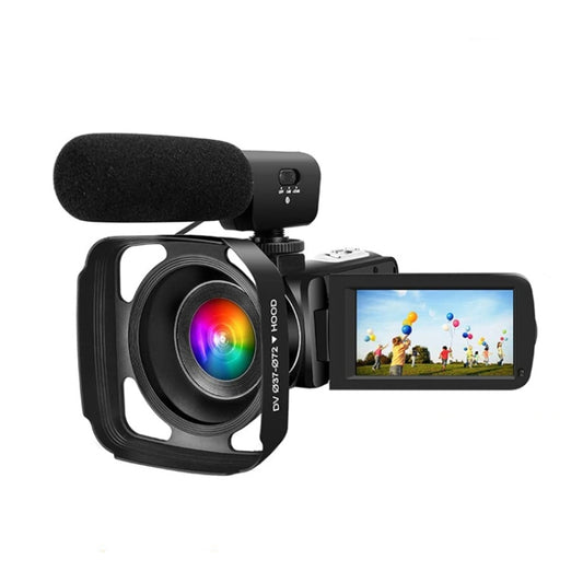 4K  Digital Video Camera 3 Inch IPS Touch Screen 56MP 18X Digital Zoom WiFi Camcorder, Spec: Set 2 - Video Cameras by PMC Jewellery | Online Shopping South Africa | PMC Jewellery | Buy Now Pay Later Mobicred