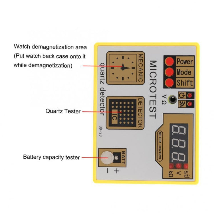 Quartz Watch Movement Pulse Multifunctional Battery Tester(QD-20) - free shipping - PMC TechLife - Order now!