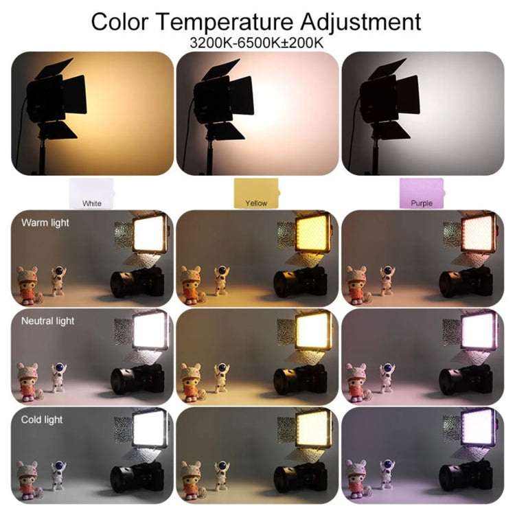 WS-300II Video Fill Light Dual Color Temperature LED Beauty Shooting Light, Spec: Single Lamp+EU Plug Adapter -  by PMC TechLife | Online Shopping South Africa | PMC TechLife | Buy Now Pay Later Mobicred