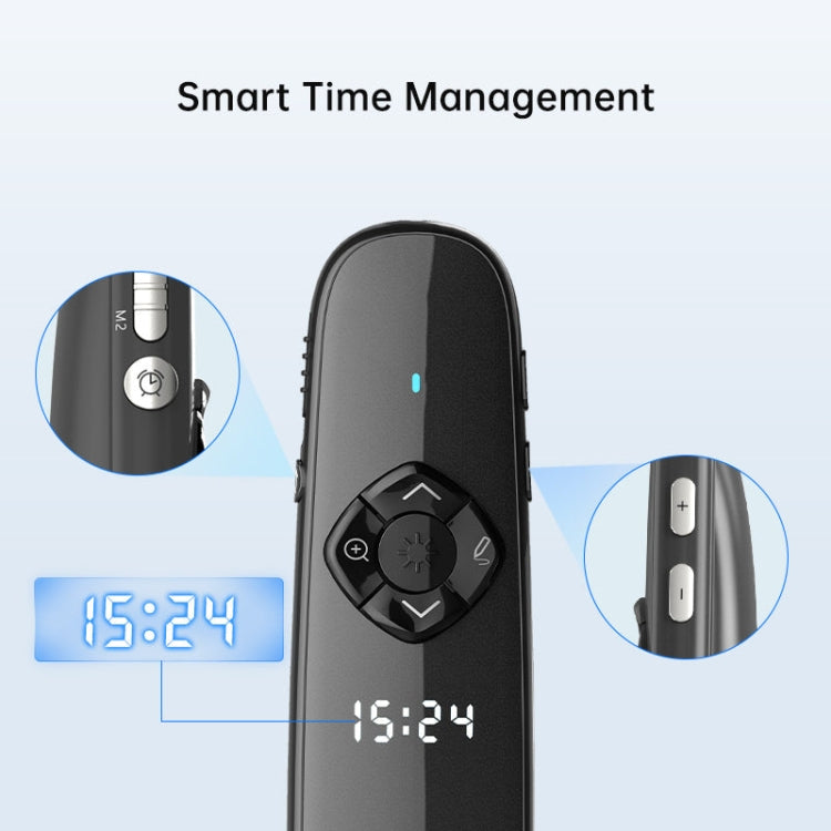 ASiNG A81 PPT Page Turning Clicker With Timing Function & 32G 3-in-1 USB Receiver, Color: Red Light - free shipping - PMC TechLife - Order now!