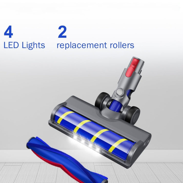 For Dyson V6 / V7 / V8 / V10 / V11 / V15 Soft Velvet Floor Brush & Direct Drive Roller Set with LED Light - For Dyson Accessories by PMC TechLife | Online Shopping South Africa | PMC TechLife | Buy Now Pay Later Mobicred