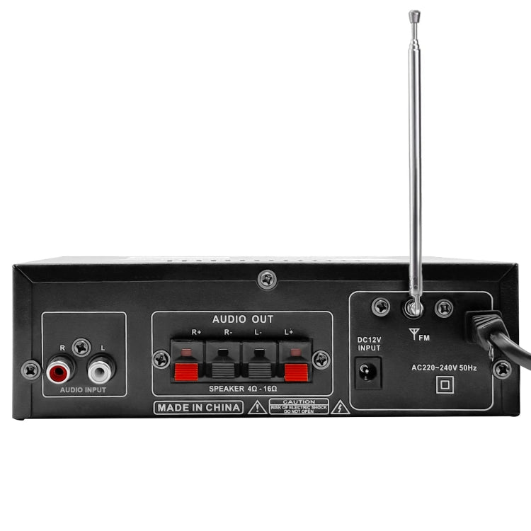 AV-298BT 300W+300W Hi-Fi Stereo Amplifier Bluetooth Home Audio Karaoke Digital Amplifier EU Plug -  by PMC TechLife | Online Shopping South Africa | PMC TechLife | Buy Now Pay Later Mobicred