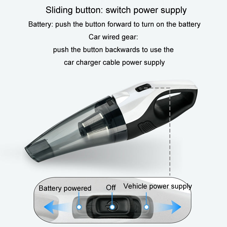 Car Handheld Portable Vacuum Cleaner With Strong Suction, Specifications: Wired Version - Vacuum Cleaner by PMC Jewellery | Online Shopping South Africa | PMC Jewellery | Buy Now Pay Later Mobicred