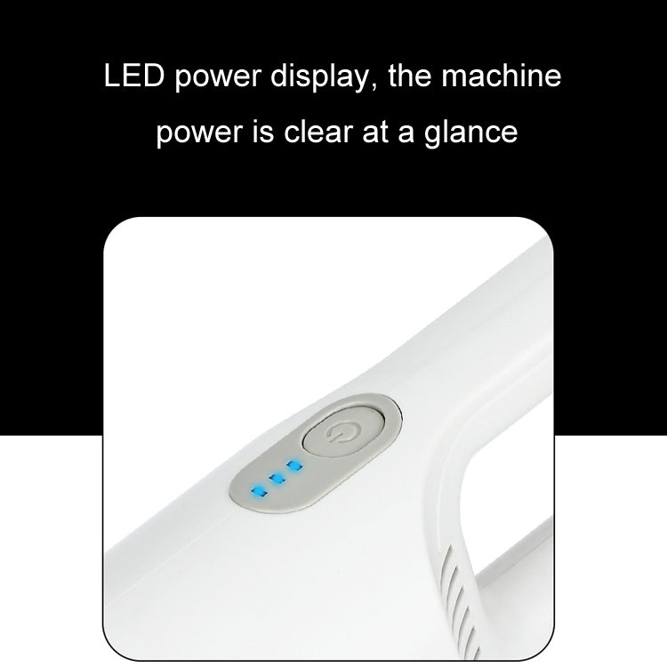 Wireless Car-mounted High-power Suction Handheld Vacuum Cleaner, Color: White 7.4V - Vacuum Cleaner by PMC Jewellery | Online Shopping South Africa | PMC Jewellery | Buy Now Pay Later Mobicred