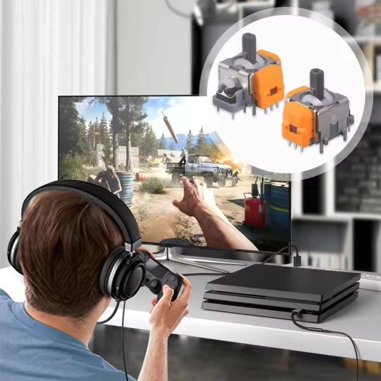 For PS4 High-precision Adjustable Hall Electromagnetic Joystick - free shipping - PMC TechLife - Order now!