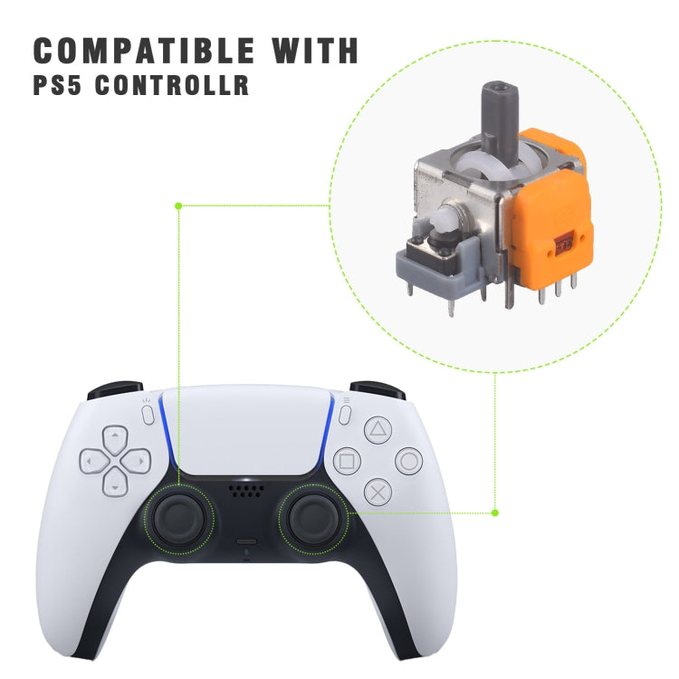 For PS5 Game Controller Hall Joystick and Joystick Cap Set Repair Accessories - PS5 Spare Parts by PMC TechLife | Online Shopping South Africa | PMC TechLife | Buy Now Pay Later Mobicred