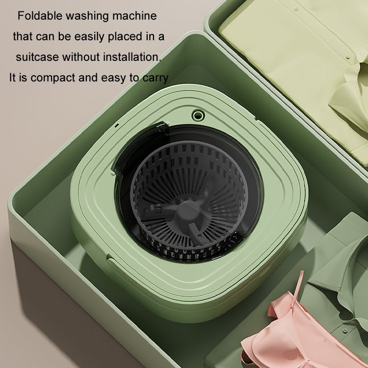 Fully Automatic Mini Foldable Washing Machine With Dehydration Function, Size: UK Plug(Blue) - free shipping - PMC TechLife - Order now!