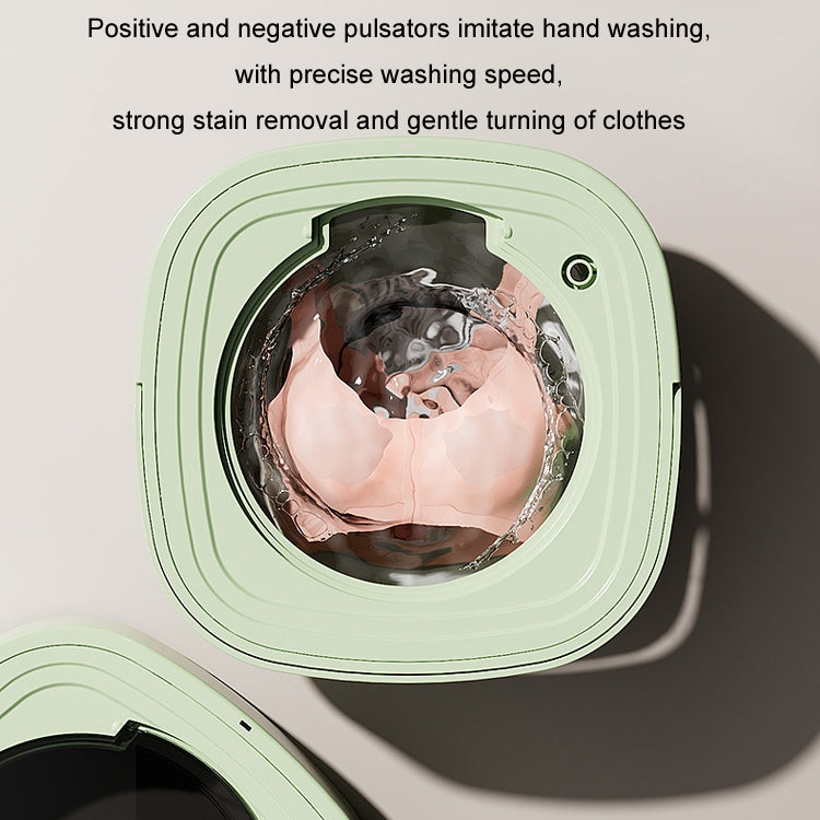 Fully Automatic Mini Foldable Washing Machine With Dehydration Function, Size: EU Plug(Yellow) - free shipping - PMC TechLife - Order now!