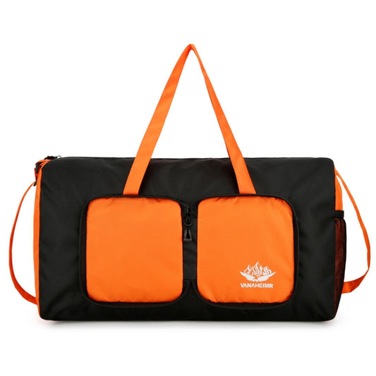 Vanaheimr Travel Folding Bag Large Capacity Lightweight Multifunctional Storage Outdoor Sports Mountaineering Handbag(Orange) - Crossbody Bags by Vanaheimr | Online Shopping South Africa | PMC Jewellery | Buy Now Pay Later Mobicred