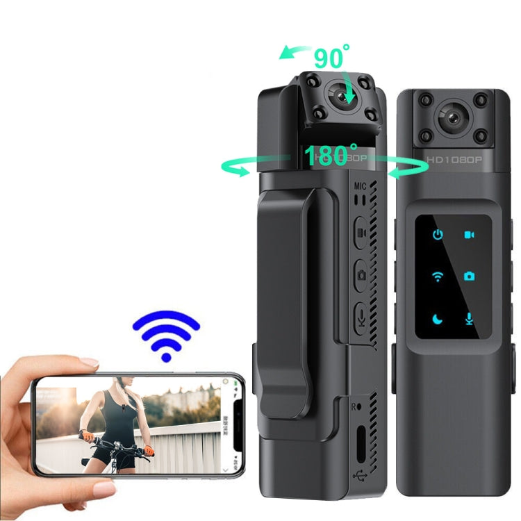 WIFI HD Night Vision Chest-Worn Work Recorder Cycling Camera, Model: L13+128G TF Card+Bracket - Video Cameras by PMC TechLife | Online Shopping South Africa | PMC TechLife | Buy Now Pay Later Mobicred