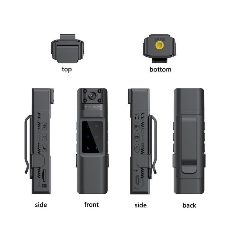 WIFI HD Night Vision Chest-Worn Work Recorder Cycling Camera, Model: L13+128G TF Card+Bracket - Video Cameras by PMC TechLife | Online Shopping South Africa | PMC TechLife | Buy Now Pay Later Mobicred