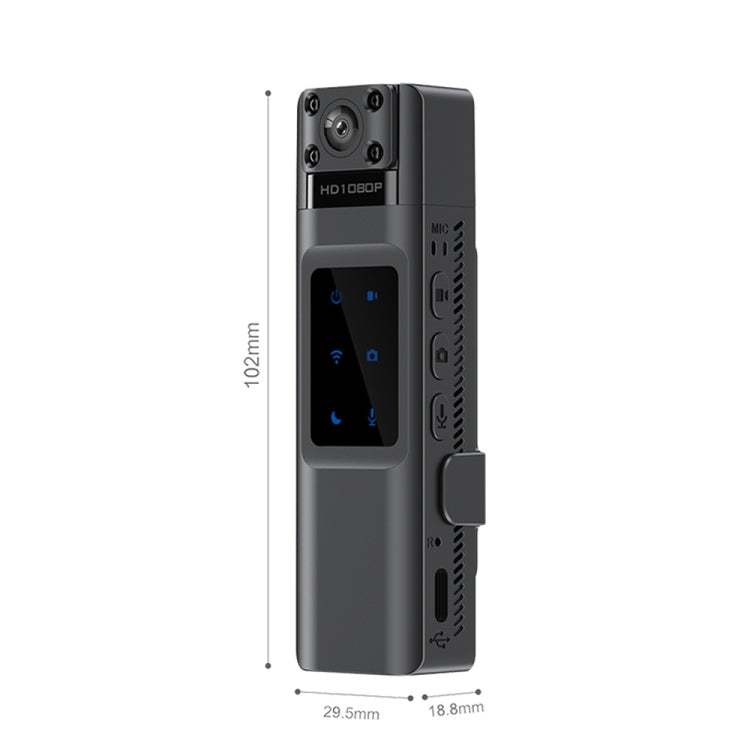 WIFI HD Night Vision Chest-Worn Work Recorder Cycling Camera, Model: L13+64G TF Card+Bracket - Video Cameras by PMC TechLife | Online Shopping South Africa | PMC TechLife | Buy Now Pay Later Mobicred