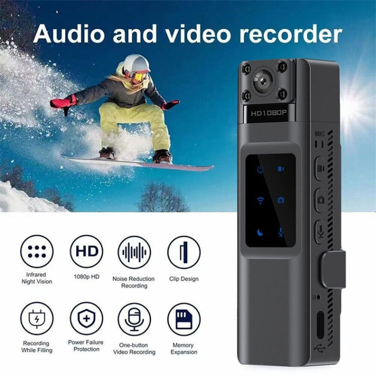 WIFI HD Night Vision Chest-Worn Work Recorder Cycling Camera, Model: L13+16G TF Card - Video Cameras by PMC TechLife | Online Shopping South Africa | PMC TechLife | Buy Now Pay Later Mobicred