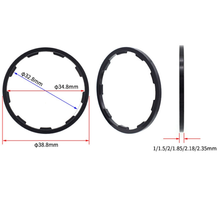 Bicycle Hub Freehub Slotted Flywheel Gasket, Size: 1mm - Bicycle Brake Parts by PMC TechLife | Online Shopping South Africa | PMC TechLife | Buy Now Pay Later Mobicred