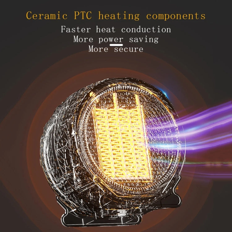 1800W Desktop High-power Two-speed Heater Household Fast Heating Heater, Spec: US Plug(Gray) - Electric Heaters by PMC TechLife | Online Shopping South Africa | PMC TechLife | Buy Now Pay Later Mobicred