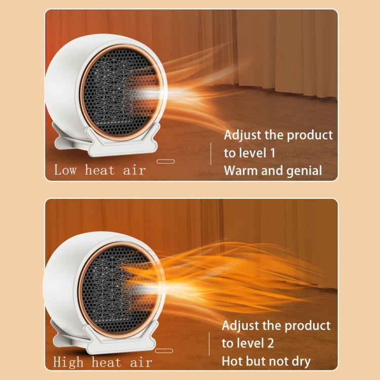 1800W Desktop High-power Two-speed Heater Household Fast Heating Heater, Spec: UK Plug(Black) - Electric Heaters by PMC TechLife | Online Shopping South Africa | PMC TechLife | Buy Now Pay Later Mobicred
