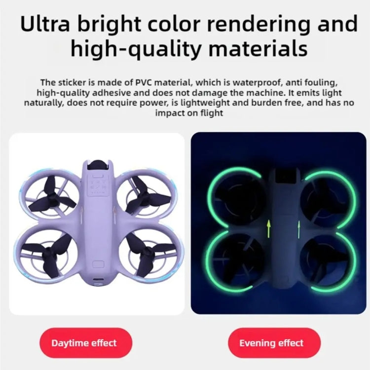 For DJI Neo Luminous Stickers Night Glow Cool Film(Grass Green) - free shipping - PMC TechLife - Order now!