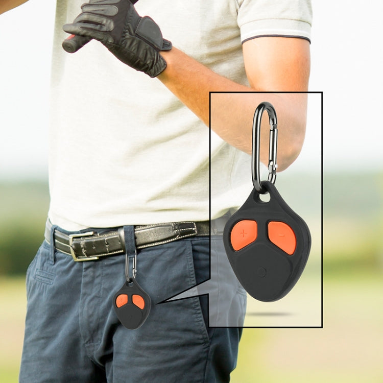 For Bushnell Wingman View Golf GPS Speaker Remote Control Silicone Protective Case With Hook(Black) - Protective Case by PMc TechLife | Online Shopping South Africa | PMc TechLife | Buy Now Pay Later Mobicred