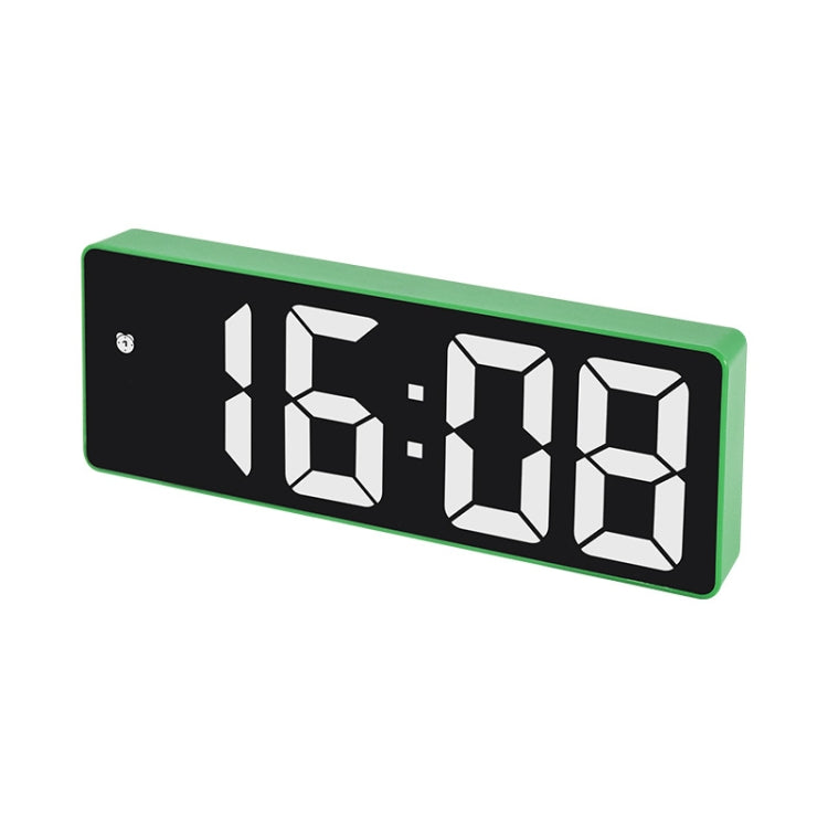 JX012 Multifunctional LED Electronic Clock Battery Plug-in Dual-purpose Bedside Alarm Clock(Green) - Alarm Clocks by PMc TechLife | Online Shopping South Africa | PMc TechLife | Buy Now Pay Later Mobicred