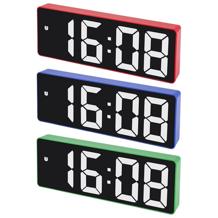 JX012 Multifunctional LED Electronic Clock Battery Plug-in Dual-purpose Bedside Alarm Clock(Green) - Alarm Clocks by PMc TechLife | Online Shopping South Africa | PMc TechLife | Buy Now Pay Later Mobicred