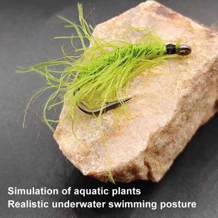 Single Hook Imitation Aquatic Grass Fishing Hooks Grass Hooks(2#) - Fishing Hooks by PMC TechLife | Online Shopping South Africa | PMC TechLife | Buy Now Pay Later Mobicred