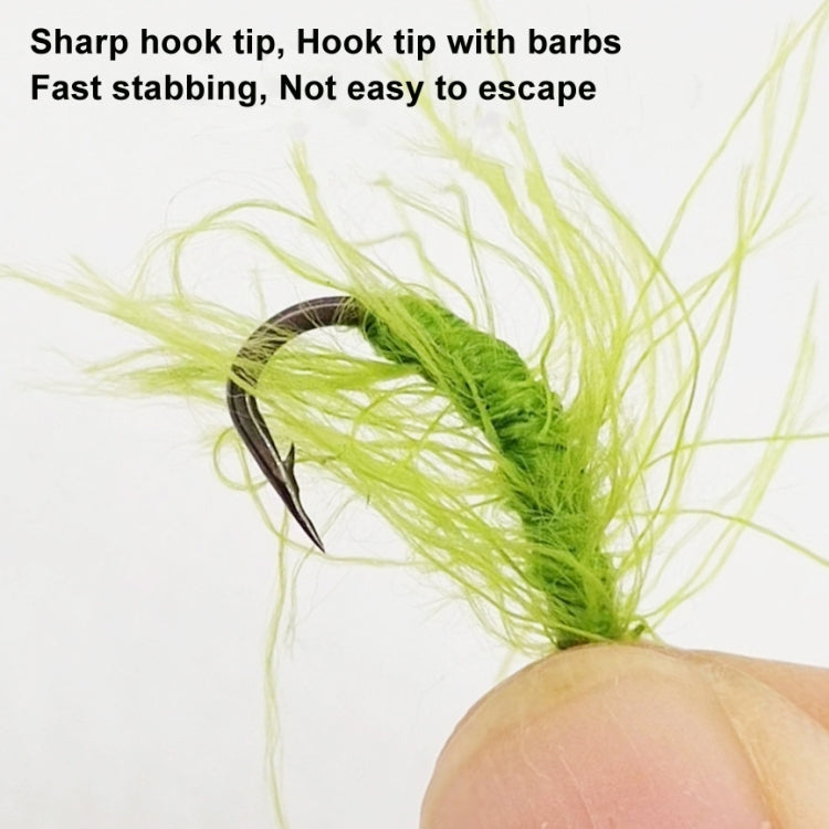 4pcs /Box Hooks Imitation Aquatic Grass Fishing Hooks Grass Hooks(8#) - Fishing Hooks by PMC TechLife | Online Shopping South Africa | PMC TechLife | Buy Now Pay Later Mobicred
