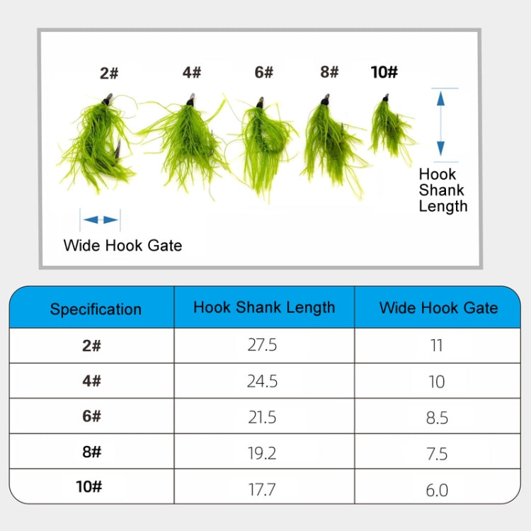 Single Hook Imitation Aquatic Grass Fishing Hooks Grass Hooks(4#) - Fishing Hooks by PMC TechLife | Online Shopping South Africa | PMC TechLife | Buy Now Pay Later Mobicred