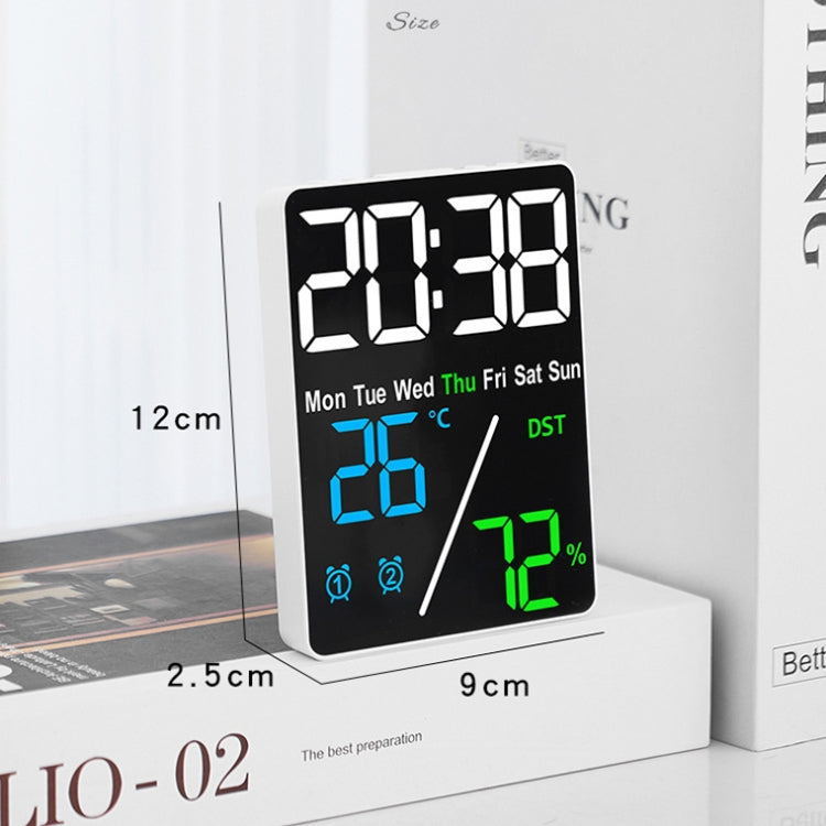 Multifunctional Temperature / Humidity Display Electronic Alarm Clock, Color: Three-color Black - Alarm Clocks by PMc TechLife | Online Shopping South Africa | PMc TechLife | Buy Now Pay Later Mobicred