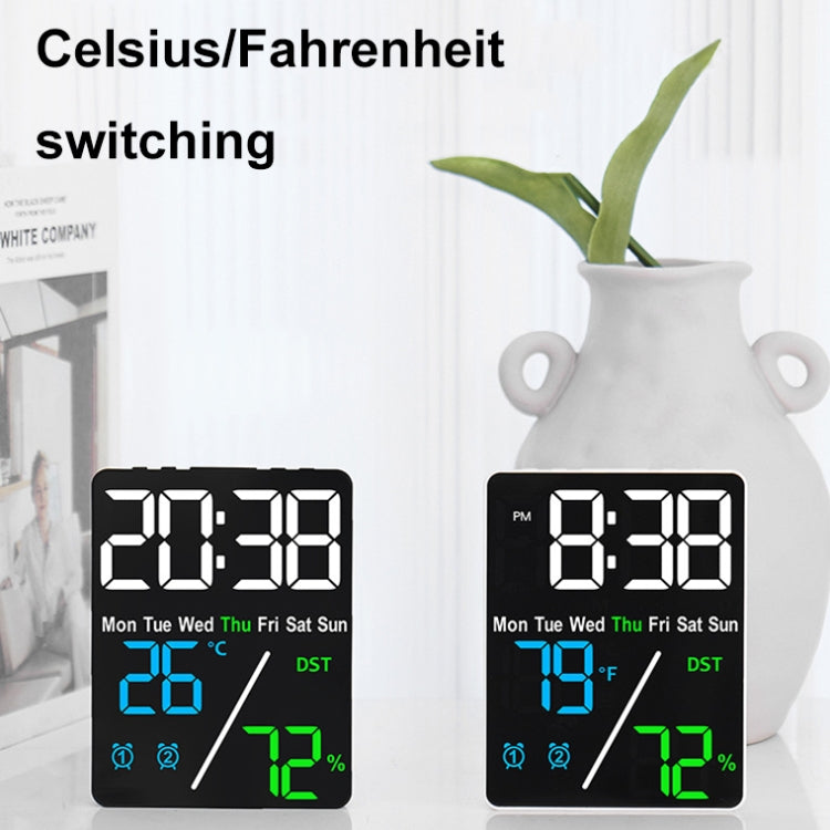 Multifunctional Temperature / Humidity Display Electronic Alarm Clock, Color: Three-color Black - Alarm Clocks by PMc TechLife | Online Shopping South Africa | PMc TechLife | Buy Now Pay Later Mobicred