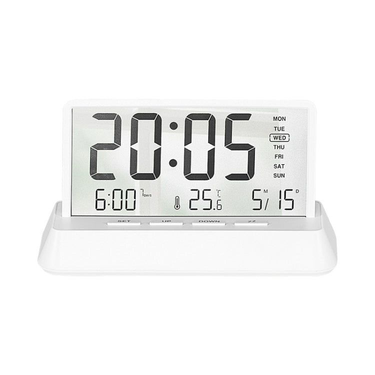Multifunctional Temperature / Date Display Electronic Alarm Clock(White Transparent) - free shipping - PMc TechLife - Order now!
