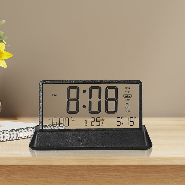 Multifunctional Temperature / Date Display Electronic Alarm Clock(White Opaque) - Alarm Clocks by PMc TechLife | Online Shopping South Africa | PMc TechLife | Buy Now Pay Later Mobicred
