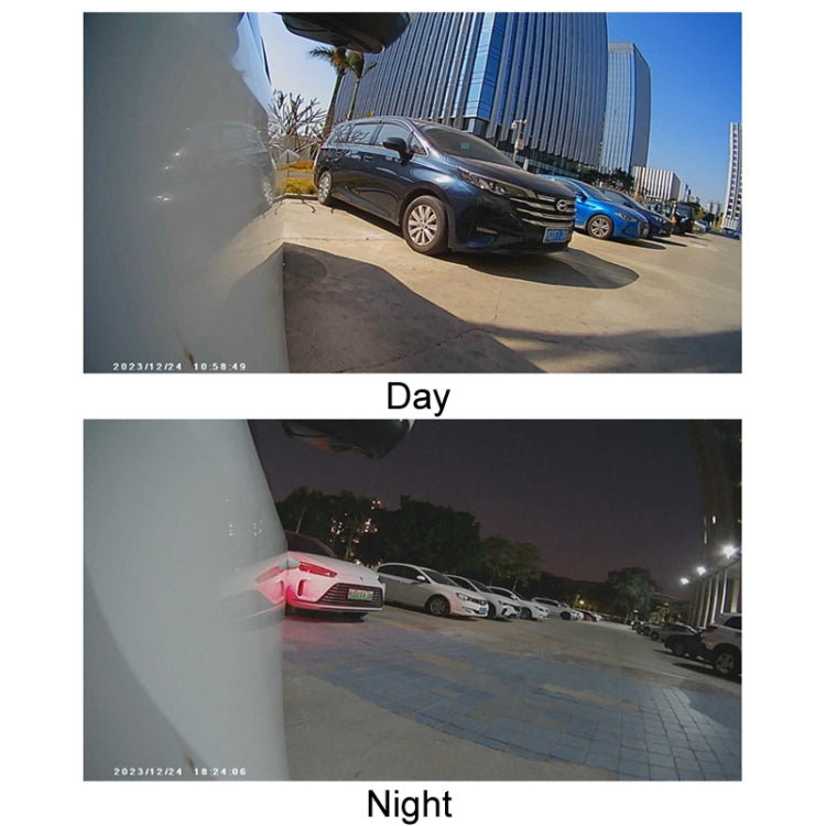 Punch-Free Car Imaging Side View Blind Spot Car Universal Night Vision Camera, Specifications: CVBS Silver - Rear View Cameras by PMC TechLife | Online Shopping South Africa | PMC TechLife | Buy Now Pay Later Mobicred