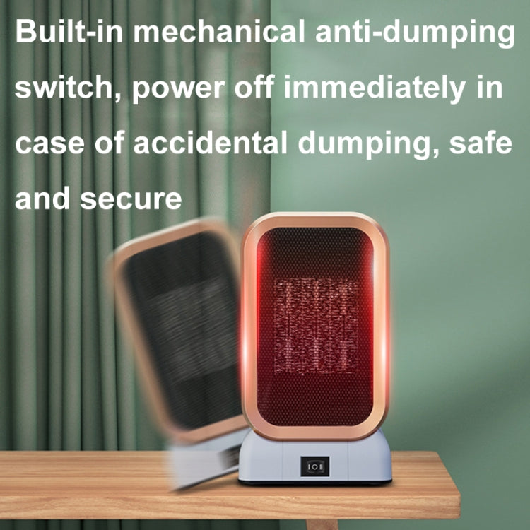 1000W High-power Household Heater Small Desktop Ceramic PTC Heating Heater, Spec: US Plug(White) - Electric Heaters by PMC TechLife | Online Shopping South Africa | PMC TechLife | Buy Now Pay Later Mobicred