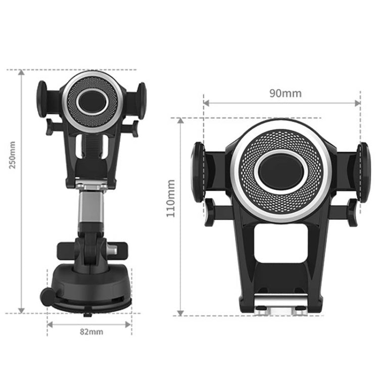 Car Suction Cup Multi-function Cell Phone Navigation Mount, Style: With Hose - Universal Car Holders by PMC TechLife | Online Shopping South Africa | PMC TechLife | Buy Now Pay Later Mobicred
