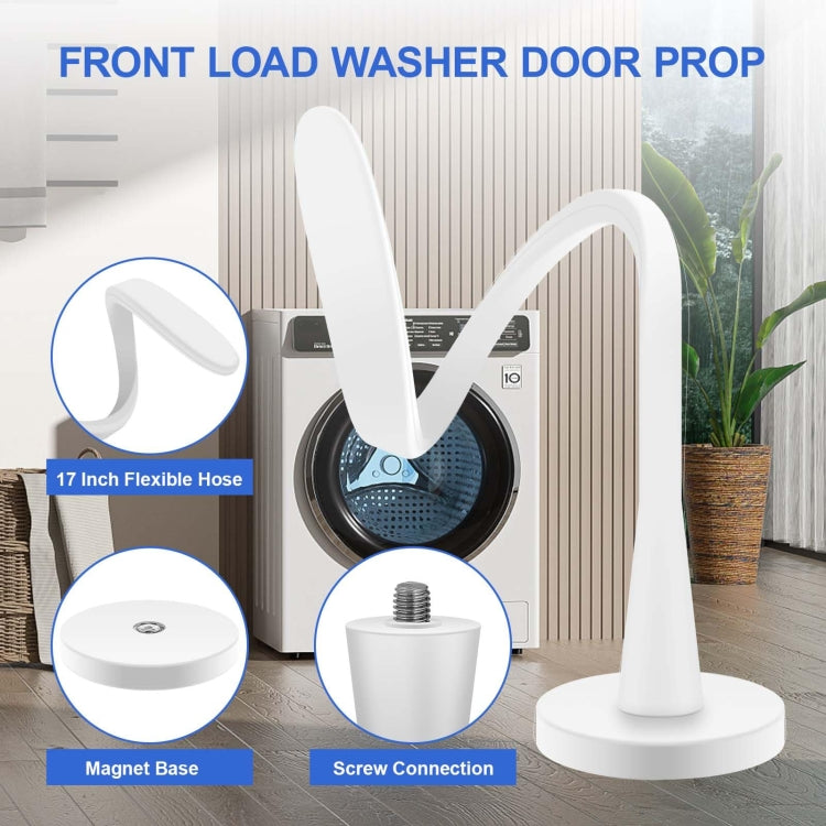 Universal Flexible Magnetic Washing Machine Door Stopper Front Load Washer Door Prop 66mm Black - free shipping - PMC TechLife - Order now!