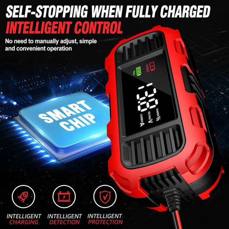 FOXSUR 2A 12V Motorcycle ATV Fully Automatic Trickle Battery Charger(EU Plug) - Battery Charger by FOXSUR | Online Shopping South Africa | PMC TechLife | Buy Now Pay Later Mobicred