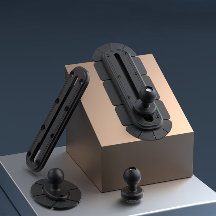 SUV Car Modified Central Control Bracket Base Slider, Specifications: Paste Elliptical Base - Universal Car Holders by PMC TechLife | Online Shopping South Africa | PMC TechLife | Buy Now Pay Later Mobicred