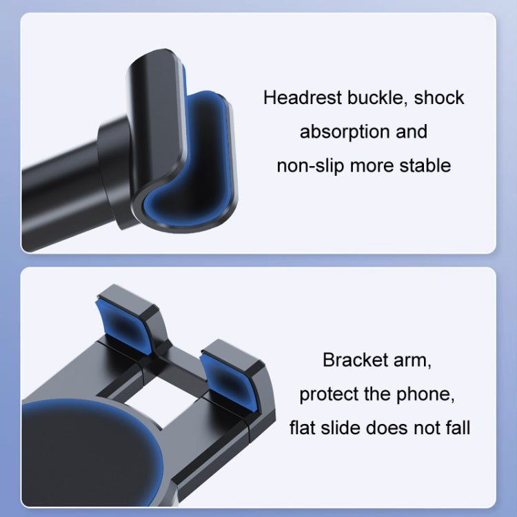 Car Seat Backrest Mobile Phone Tablet Holder, Model: A081+X159 - Universal Car Holders by PMC TechLife | Online Shopping South Africa | PMC TechLife | Buy Now Pay Later Mobicred