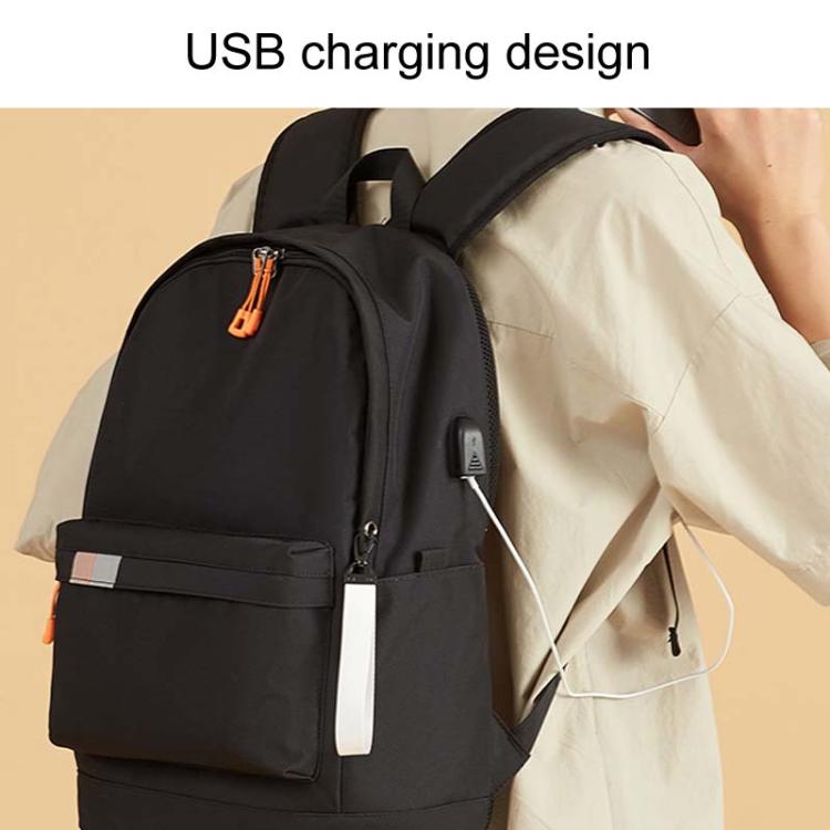 SKV B21071 Large Capacity Student School Bags Leisure Traveling Double Shoulder Laptop Backpack(Black) - free shipping - PMC TechLife - Order now!