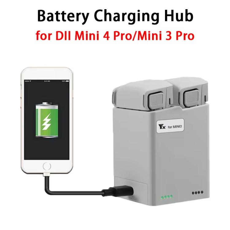 For DJI Mini 4 Pro / Mini 3 Pro / Mini 3 YX  Dual-Way Charger Battery Manager With 35W US Plug - free shipping - PMC TechLife - Order now!