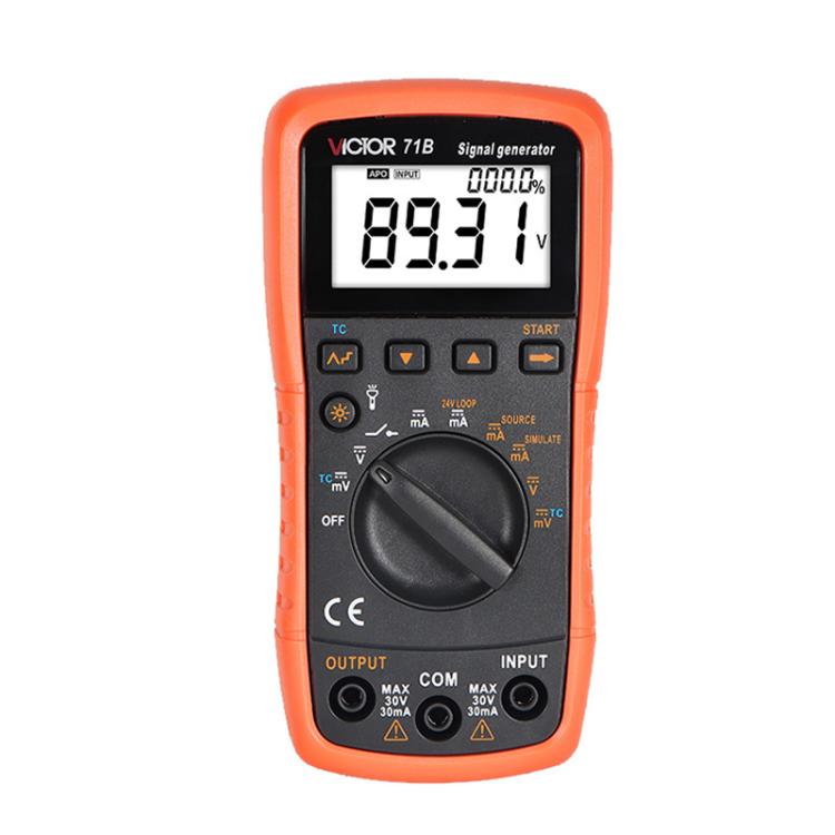Victor Output Current Voltage Process Signal Source Multimeter, Model: VC71B - free shipping - PMC TechLife - Order now!