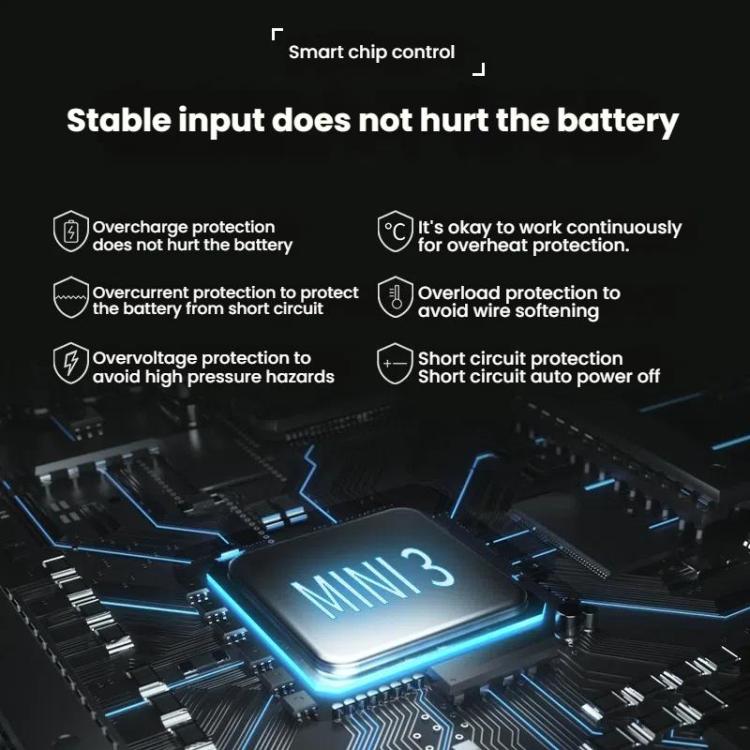 For DJI Mini 4 Pro / Mini 3 Pro / Mini 3 Color Screen Digital Display Four-Way Charger Battery Manager  EU Plug - free shipping - PMC TechLife - Order now!