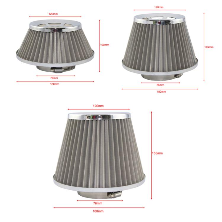 Medium Car Air Filter High Flow Mushroom-Head Engine Intake Modified Cartridge - Air Intake System by PMC TechLife | Online Shopping South Africa | PMC TechLife | Buy Now Pay Later Mobicred