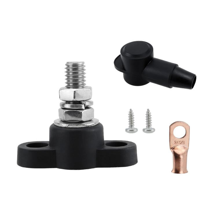 12V RV Yacht M10 Single Pole Battery Terminal, Color: Black - Booster Cable & Clip by PMC TechLife | Online Shopping South Africa | PMC TechLife | Buy Now Pay Later Mobicred