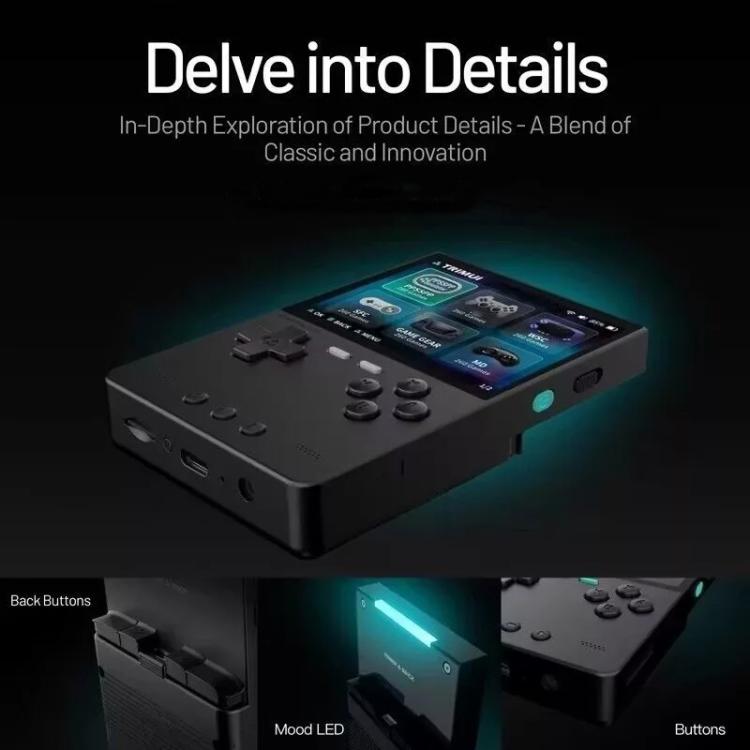 TRIMUI BRICK Open Source Pocket Console Portable Wireless Bluetooth HD Retro Arcade, Size: 64G(White) - free shipping - PMc TechLife - Order now!